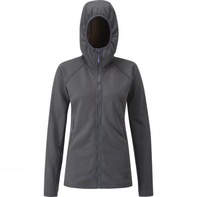 Sudadera Con Capucha Rab Focus Mujer - Gris - Chile ITC491085